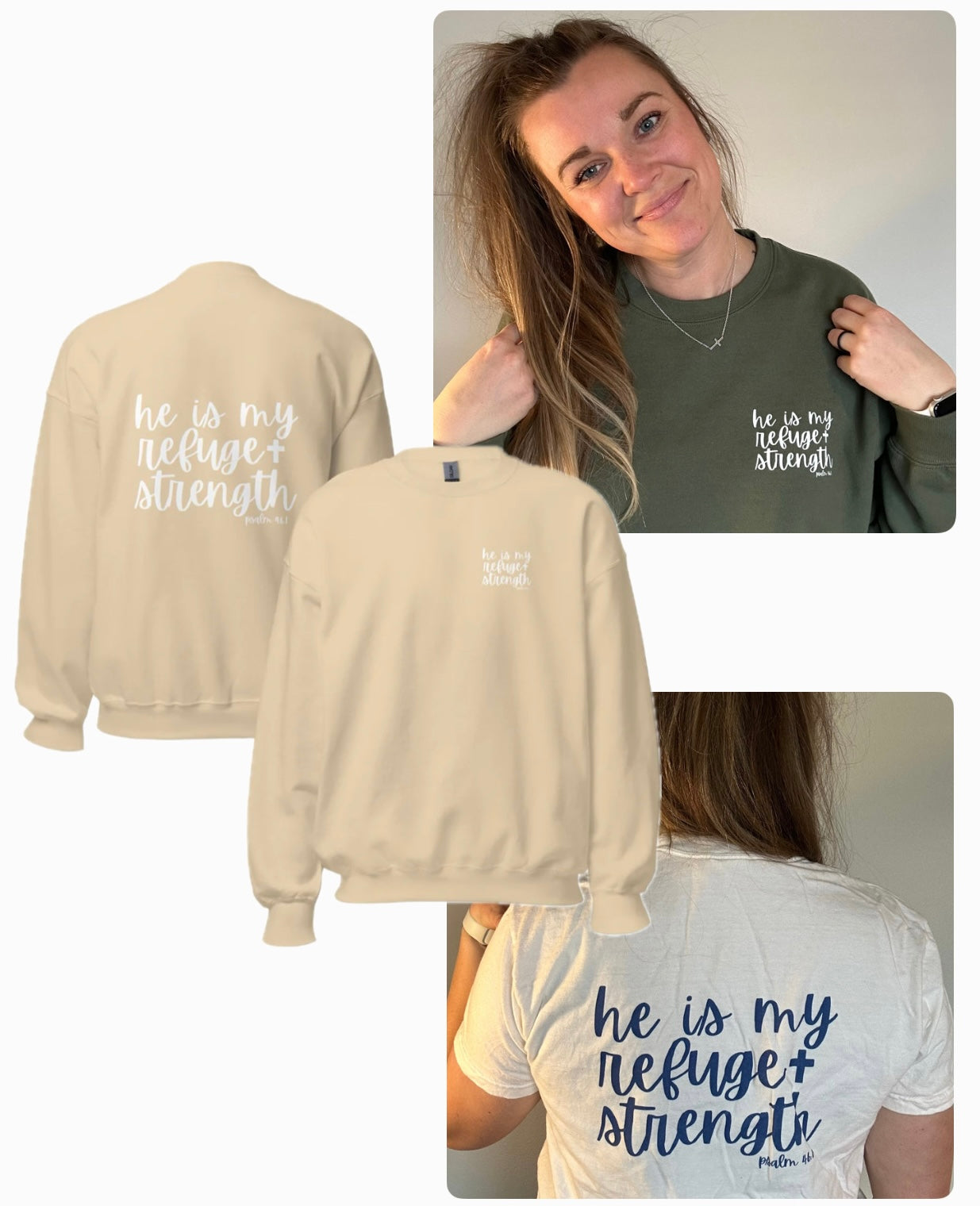 Refuge + Strength Unisex Sweatshirt