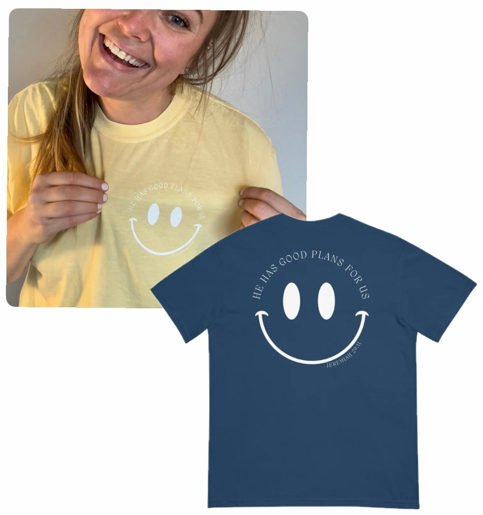 Good Plans Smiley Unisex Tee