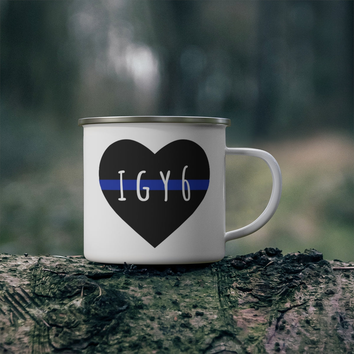 IGY6 Enamel Camping Mug